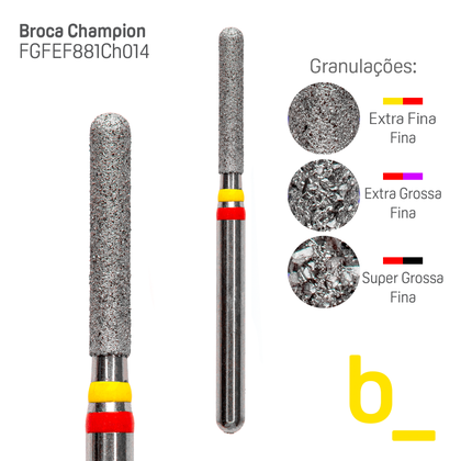 Broca Diamantada FG Champion - Besser - SGF881Ch014