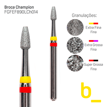 Broca Diamantada FG Champion - Besser - FEF801XLCh014