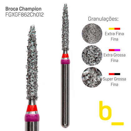 ブローチ Broca Diamantada FG Champion - Besser - FEF862Ch012